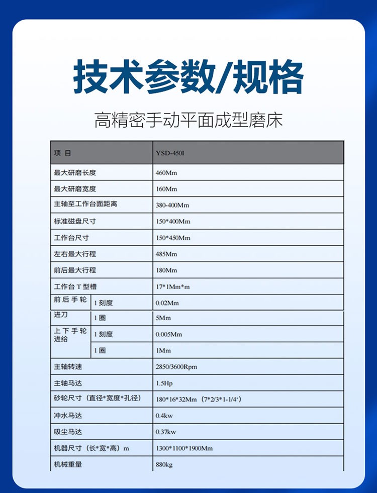 618手動平面成型磨床